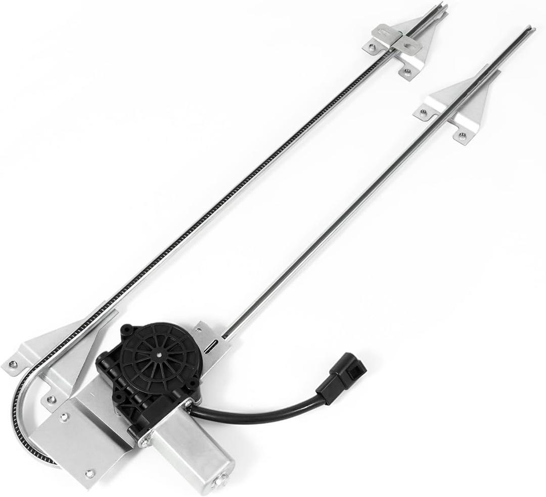 Power Window Regulator with Motor Compatible with Peterbilt 357, 1987-1996/Peterbilt 378, 1987-1988/Peterbilt 379, 2003-2005, Front Left Driver Side - Replace 741-5401 HLK2281 R21-6011
