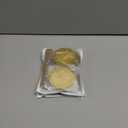 2 x MixTeach 12 Pieces Christmas Photo Frame Ornaments Round Glitter Holiday Picture Frame Gifts and Tree Decoration for Christmas Party Favor (Gold)