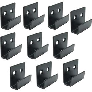 Wall Mounted Hook Fastener for Ceramic Tile Display Large Size - Pack of 10