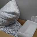 Shredded Memory Foam Cooling Soft Bamboo Viscose Pillow King Size, Adjustable Hypoallergenic Hotel Quality Bed Pillow for Stomach, Back and Side Sleeper, Oeko-TEX Certified