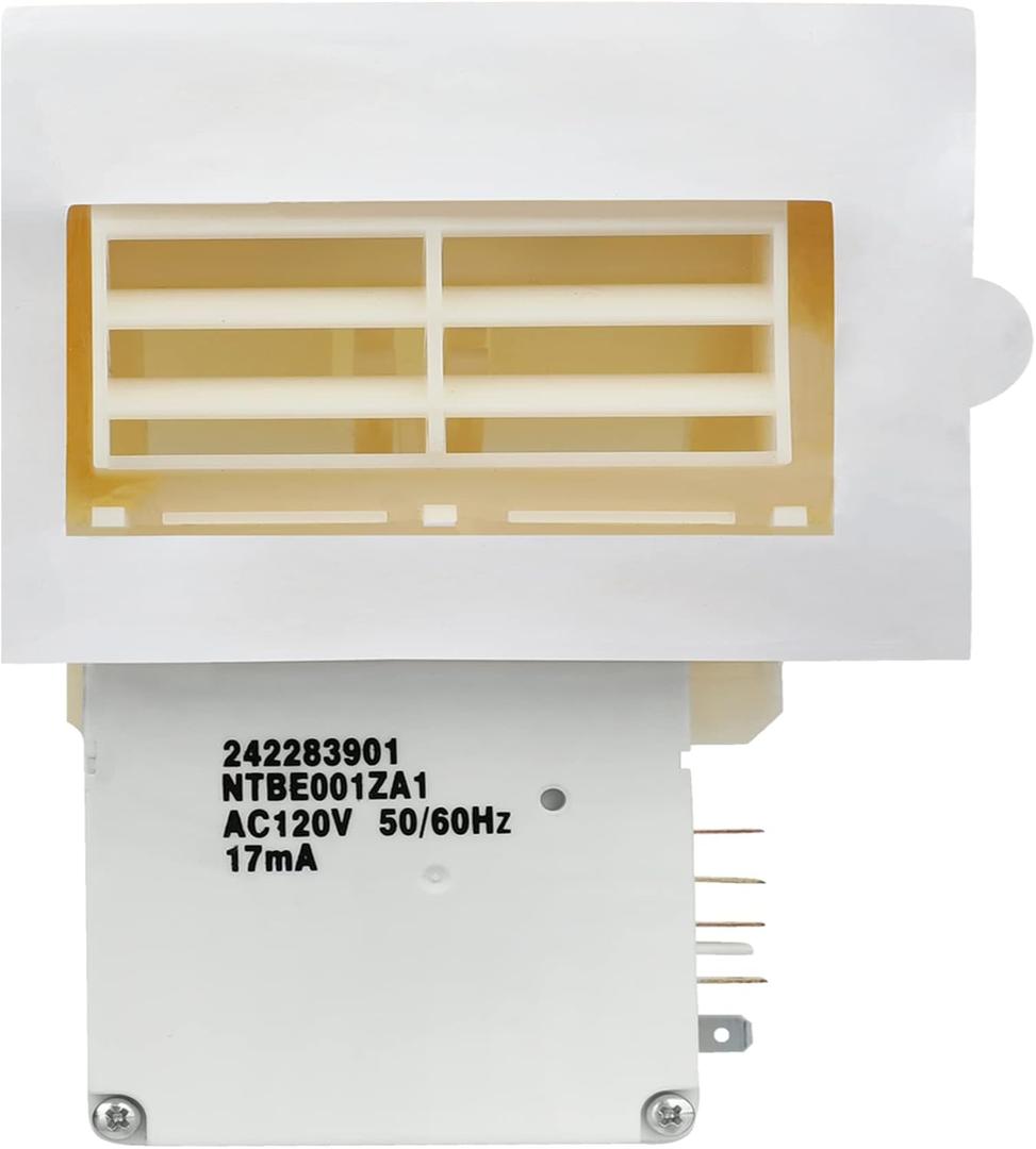 242303001 Refrigerator Damper Assembly Air Damper Control Assembly Compatible with Frigidaire Compatible with Crosley White replaces 3016452 AP5788340 PS8746718 EAP8746718 Fits DFH, FFE, FFH, FFS, LFS