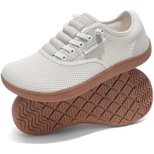 ARTOPEAK Wide Toe Box Shoes for Women Minimalist Barefoot Sneakers with Zero Drop Sole Extra Wide Slip on Walking Shoes 10