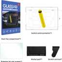 OZPYKAE for Tesla New Model Y Juniper 2025 & Model 3 (2024-2026) Highland Screen Protector ,15.4 Inch No Glare & Fingerprint Matte Tempered Glass Protector for Model 3 /New Model Y Juniper Accessories With Installed Kit