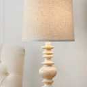 BOBOMOMO Resin 20.5" Farmhouse Lamps for Bedrooms Retro Side Table color 5