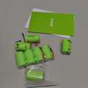 (8-Pack) 2/3A 1.2V 1500mAh Ni-MH Rechargeable Battery with Tabs Replacement for RC Devices Electric Tools Toys Mopeds Meters Radios Hybrid Cars Razors