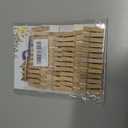 Don't Say Baby Game - Fall Autumn Thanksgiving Pumpkins Baby Shower Game Set - Modern Orange Rectangular Cardstock & Wood Sign (5x7 inches) with 50 Mini Wooden Clothespins