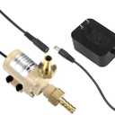 bayite BYT-7A015 DC 12V Solar Hot Water Heater Circulation Pump with DC Power Supply Adapter Low Noise 3M Head 8LPM 2.1GPM