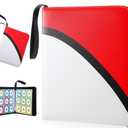 Germun 900 Sheets Card Collection Binder, Trading Card Binder, Pockets Trading Album, Pockets Sleeves, Case Holder, Folder for TCG Sports Baseball Football Anime
