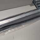 10 x 10 ft Garage Door Brush Seal Kit, 2-Inch Roll Up Door Weather Stripping with Aluminum Track, Heavy Duty Nylon Brush for Commercial Doors, Warehouses & Barns, Blocks Drafts, Dust & Pests