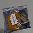 lychee 15ft EL Wire Neon Glowing Strobing Electroluminescent Light El Wire w/Battery Pack for Parties, Halloween Decoration (Yellow)