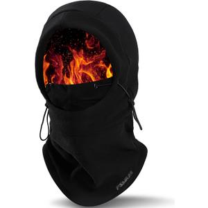 Fleece Balaclava Ski Mask for Men Women Winter Face Mask Full Face Cover Cold Weather Gear Skiing Snowboarding Neck Gaiter