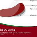 2 x Lavinda Christmas Semi Cured Gel Nail Strips, 20 Pcs Nails Stickers with Santa & Snowflake, Long-Lasting UV Gel Stickers, Easy to Apply for Home Nails DIY with 2 Prep Pads & Stick and 1 File (Snowpine)