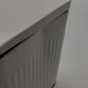 TrashAid Slim Bathroom Trash Can with Lid Soft Close, 6 Liter/1.6 Gallon Stainless Steel Small Garbage Can with Removable Inner Bucket, Step Pedal, Slim Wastebasket for Toilet, Office, Bedroom, White