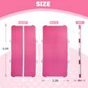DOBESTS Inflatable Air Gymnastics Mat Tumble Track Air Gymnastics Training Mats for Kids Home, 20feet for Tumbling Dance Yoga Cheerleading Water (2m, d-pink)