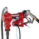 Fill-Rite FR1210H 12V 15 GPM Fuel Transfer Pump with Discharge Hose & Manual Nozzle | Gasoline, Diesel, Kerosene, Ethanol & Methanol Blends & Biodiesel