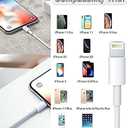 4 Pack [Apple MFi Certified] Apple Charging Cables 10ft, iPhone Chargers Lightning Cable 10 Foot, Fast iPhone Charging Cord for iPhone 14/14Pro/13/13Pro/12/11/11Pro/11Max/ X/XS/XR, ipad(White)