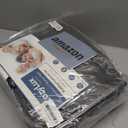 CozyLux King Size Comforter Set Dark Grey - 7 Pieces Bed in a Bag King, Luxury Soft Bed Set for All Seasons, Bedding Set with Down Alternative Comforter, Sheets, Pillowcases & Shams