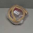 Vinyl Door Threshold Flooring Transition Strip Self Adhesive Carpet Edging Strip for Laminate Doorway Edge Threshold from 3/5" to 4/5" (Light Yellow Wood Grain, 3.3 Ft)