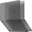 UPPERCASE GhostShell Frost Matte Hardshell Case Compatiable with MacBook Air 13" 2020+ with Intel or M1 Chips, Matte Gray