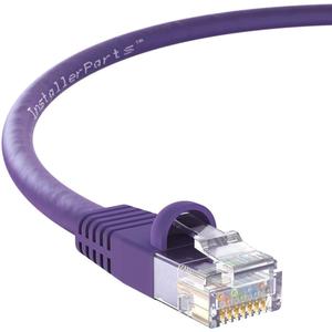 InstallerParts CAT6 Cable UTP Booted - Purple, 5 FT, 10 Pack - Professional Series - 10Gbps, Cat6 Patch Cable, Network, Internet