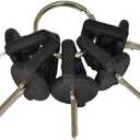 5X Ignition Key 107151-001 089216-001 Compatible with Crown PE3000 PE4000 PE4500 WP3000 GPW WAVE Walkie Forklift Lift GPW40 WP3000 WP3035-45 WAV50 WAV50-118 WAV60 C250 107151001