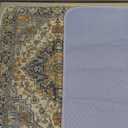 nunubaby Washable Pee Pads for Dogs, Stylish, Non-Slip and Leak-Proof Pee Pads. Reusable Potty Pads for Dogs for Crates and Floors (Beige/Multi, 24" x48" )