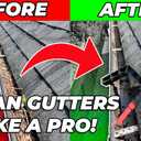 Gutter Cleaning Tool with Threaded Design to Attach to Standard Poles, Gutter Cleaning Spoon and Scoop with Hook to Clean Leaves and Debris Under Gutter Hangers, Multi-Use Tool- Made in USA