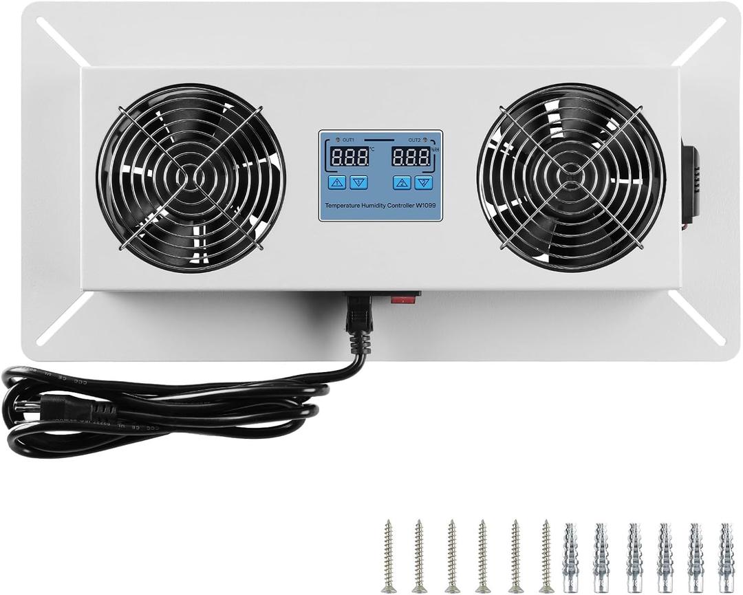 240 CFM Crawlspace Vent Fan, Crawl Space Fan Vent(Air Out), Small