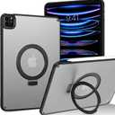 BENTOBEN Kickstand Case for iPad Air 5th/4th Generation (2022/2020) 10.9 inch, for iPad Pro 11 2022/2021/2020/2018, Multi-Angle Viewing Foldable Stand Matte Design Shockproof Protective Cover, Black