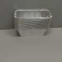 100 Pack 1Lb Aluminum Mini Loaf Baking Pans, 6 x 3.5 x 2 Heavy Duty Disposable Loaf Pans, Thick Foil Bread Pans for Baking Holiday Treats Food Storage and Takeout