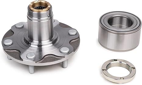 Front Wheel Hub Wheel Bearing Kit Compatible with Toyota Tacoma 1995 1996 1997 1998 1999 2000 2001 2002 2003 2004 2.4L 2.7L 3.4L L4 V6 Replaces 43502-35160 43502-04030 43521-35010 90369-5400