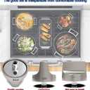 W11239985 W10850015 gas stove knob replacementcompatible with Whirlpool range gas stove parts,cooktop knobs replacements,oven knobs replacements,Replace 4845290 AP6333411 PS12578779 EAP125787792PCS (Plating color)