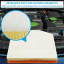 Capume Engine Air Filter JM1219 Fits 2021-2024 Escalade ESV, 2019-2024 Silverado 1500, Suburban, Tahoe, Sierra 1500, Yukon XL - for 84121217 A3244C 84121219