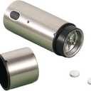 Remedic Cordless, Electric Pill Crusher & Grinder  Compact Stainless Steel Tablet Pulverizer  Rechargeable & Portable  One-Touch Operation  Fine Powder for Seniors, Pets, Kids  Herb Grinder