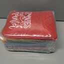 24 Pcs Christmas Pot Holders with Pocket Xmas Potholders Bulk Christmas Oven Mitts Heat Resistant Hot Pad Baking Gift Cookie Bag for Kitchen Baking Cooking (Classic,Vivid)