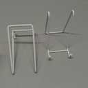 LIONWEI LIONWELI White Decorative Plate Stand Holder Picture Frame Stand Easel Display Stand