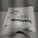 BESTOUCH Duvet Cover Set 100% Washed Cotton Linen Feel Super Soft Comfortable Chic Lightweight 3 PCs Home Bedding Set Solid Off White Queen (Queen (90" x 90"))