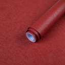 Dark Red Peel and Stick Self Adhesive Wallpaper - Removable Waterproof Bathroom Countertop Contact Paper 15.7" X 393.7" - Kitchen Vinyl Wrap for Cabinet Countertops - Wall Cover Counter Top Paper