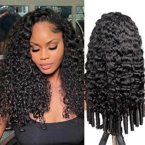 28 Inch Body Wave Full Frontal Black Wigs for Women 200% Density 12A Brazilian Hair Pre Plucked With Baby Hair