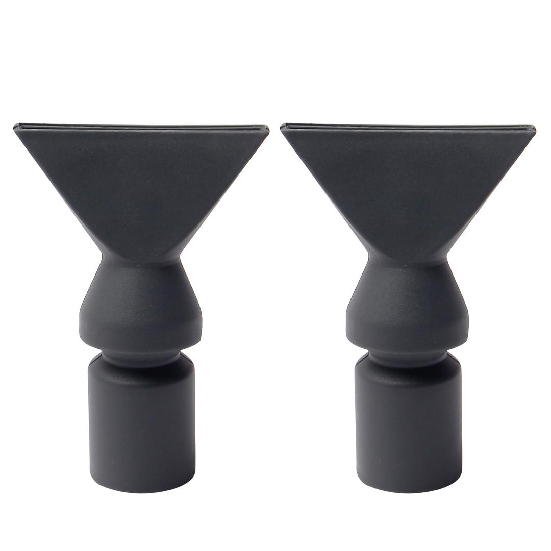MroMax Aquarium Nozzle Plastic Pump Duckbill Nozzles Water Outlet Return Pipe Plumbing Fitting Dark Gray 2Pcs