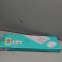 Logitech MK270 Wireless Keyboard and Mouse Combo for Windows, 2.4 GHz, 8 Multimedia Keys, PC, Laptop, Wireless Keyboard Compact Mouse Combo - White (1 Pack)