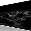 Large Extended Gaming Mouse Pad with Stitched Edges,Black 3D Design XL Desk Pad Mouse Pads for Desk,Waterproof Computer Keyboard Mat Mousepad with Non-Slip Base for Esports Pros/Gamer/Desktop/Office (D3)