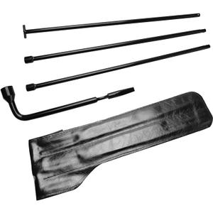 Spare Tire Tool Kit with Leather Bag Set Replacement 2005-2018 fit for Nissan Frontier Titan Pathfinder Fit for Infiniti Jx35 Qx4 Qx56 Qx60 fit for Amanda Xterra 2005-2015