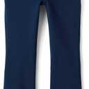The Children's Place Girls' Uniform Ponte Flare Leg Pants (6, Tidal)