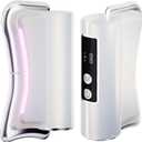 Heated Muscle Scraper Massage Tool,4 in 1 Electric Fascia Knife Gua Sha Tool for Whole Body Relaxation & Skincare with Light-Care 4 Modes 3 Levels, for Deep Tissue-White