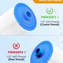PACETAP 1 1/2" SAE Thread Screw in Spa Hot Tub Filter Replacement 2 Pack Compatible with Pleatco PWW50P3, for Unicel 6CH-940, for Filbur FC-0359, for Waterways 817-0050, for Viking spa Filter
