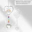 Pet Memorial Gifts for Dogs Cats - Look for me in the Rainbows Crystal Suncatcher Pet Loss, Pet Sympathy, Rainbow Bridge Sympathy Gifts for Loss of Dog Cat, Thoughtful Dogs and Cats Remembrance