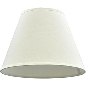 Aspen Creative 32030B Transitional Empire Shape Spider Construction Lamp Shade in Eggshell, 6" Top x 12" Bottom x 9" Slant Height