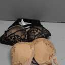 Curve Muse Women's Plus Size Add 1 and a Half Cup Push Up Convertible Lace Bras (36DD)