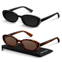 miyya Old Money Polarized Oval Sunglasses – 2025 Edition, UV400 Protection, Feather-Light Fit & Trendy Colors